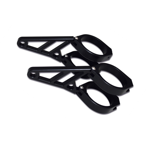 HIGHSIDER CNC ALU HEAD BRACKET 47-54MM BLK
