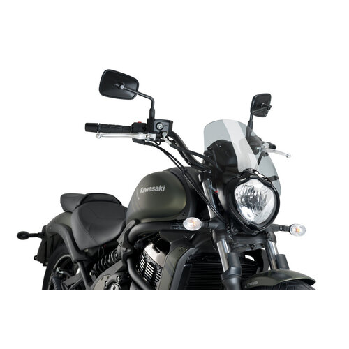 Puig New Generation Sport Screen To Suit Kawasaki Vulcan S/Cafe (Smoke)