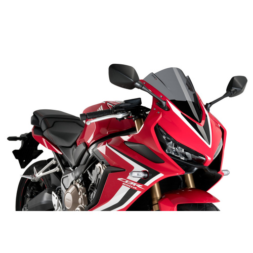 Puig Z-Racing Screen To Suit Honda CBR650R 2019 - Onwards (Dark Smoke)