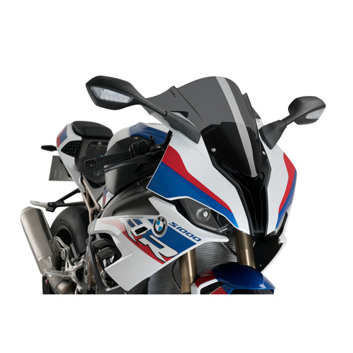 Puig Z Racing Screen To Suit BMW S 1000 RR / M1000RR (Dark Smoke)