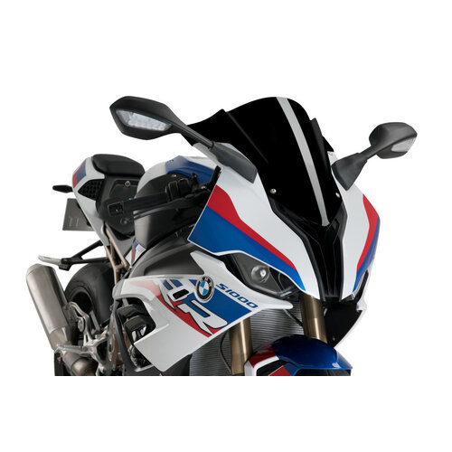 Puig Z Racing Screen To Suit BMW S 1000 RR / M1000RR (Black)