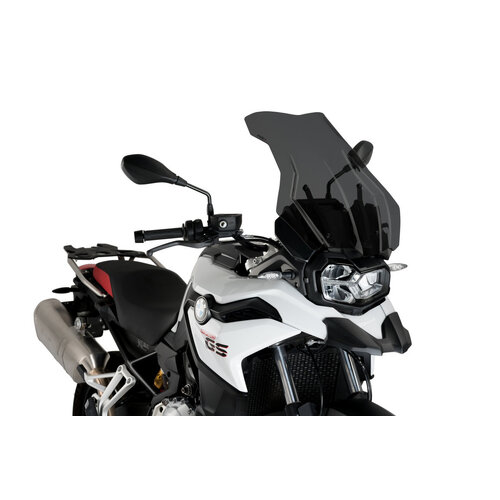 Puig Touring Plus Screen To Suit BMW F750/850GS (2018 - Onwards) - Dark Smoke