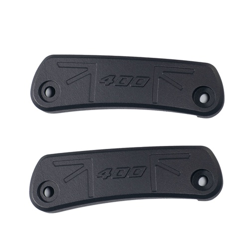 Pyramid Rear Rack Blanking Blocks | Matte Black | Triumph Speed 400 2024>Current