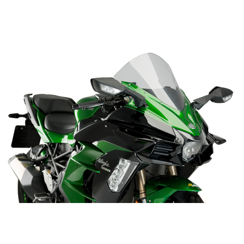 Puig Downforce Spoilers For Kawasaki Ninja H2/Sx C/Blac