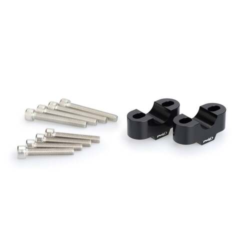 Puig 20mm Risers To Suit Various Models (Black)