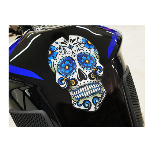 Puig Tank Pad Skull (Blue)