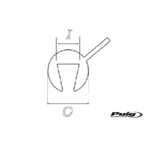 Puig Screen Protector 1 Meter 6,2X2,6 (Smoke)