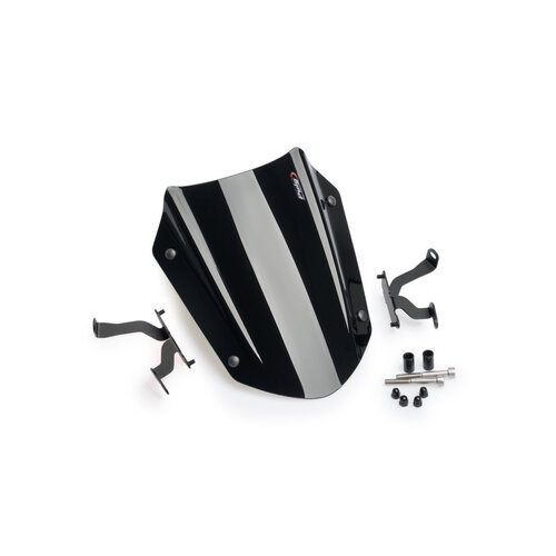 Puig New Generation Adjustable Screen To Suit Ducati Diavel 1260/S 2019 - Onwards (Black)