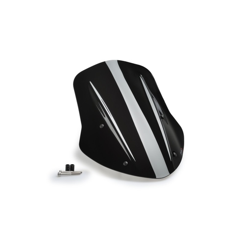 Puig Naked New Generation Adjustable Touring Screen To Suit Ducati Diavel 1260/S 2019 - Onwards (Black)