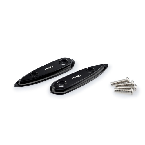 Puig Mirror Block Off Plate Set Yamaha YZF-R3 Models C