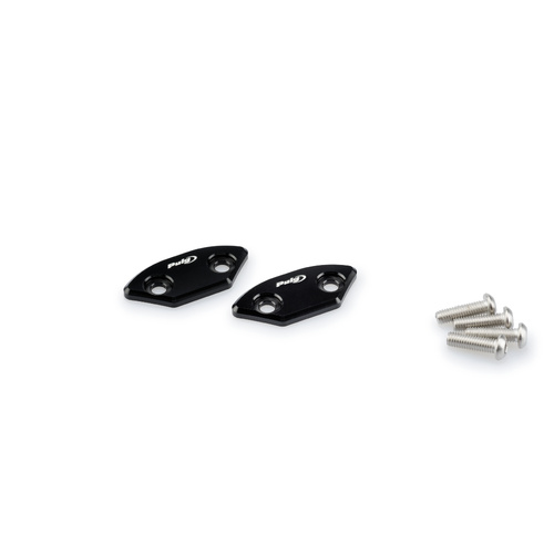 Puig Mirror Block Off Plate Set Yamaha YZF-R6 06'-16'