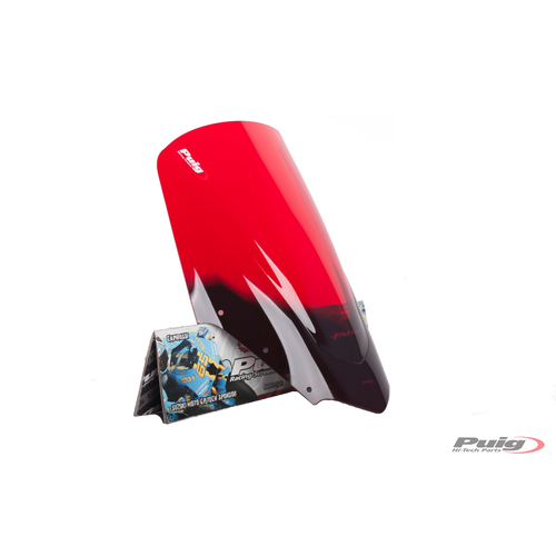 Puig Racing Screen Yamaha Fazer 06-16 (Red)