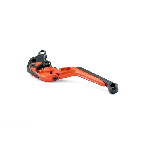 MG BikeTec Foldable Clutch Lever (Orange) For Various KTM Models