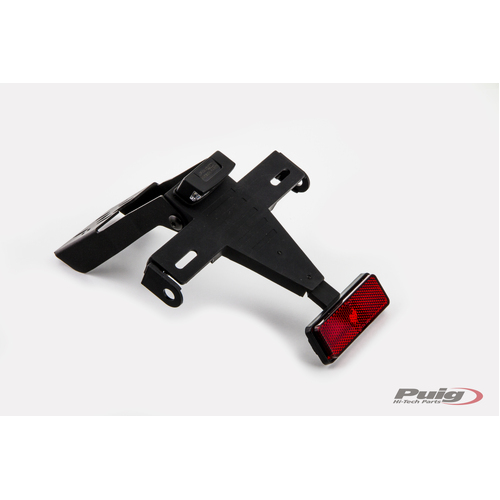 Puig License Support Yamaha YZF R6 06-07'(Black) Adjust