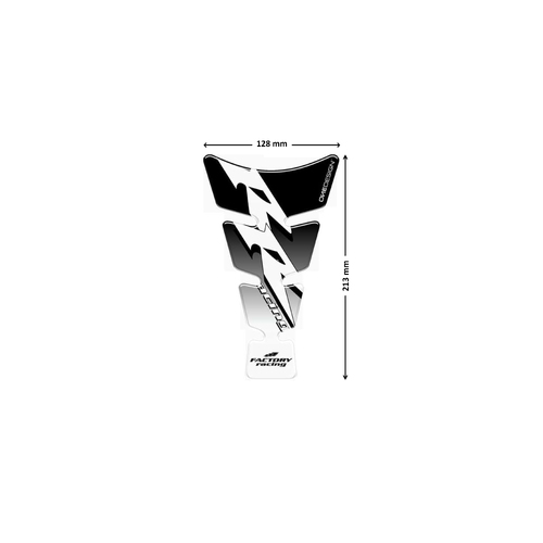 Puig Tank Pad Spirit Sv (Black)-Clear