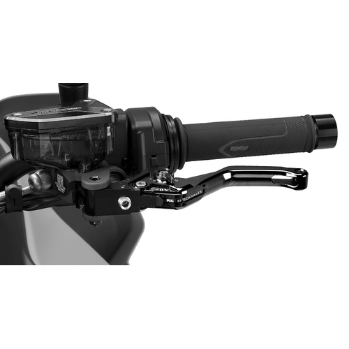 Puig 4.0 Short Clutch Lever (Black Lever, Purple Adjuster)