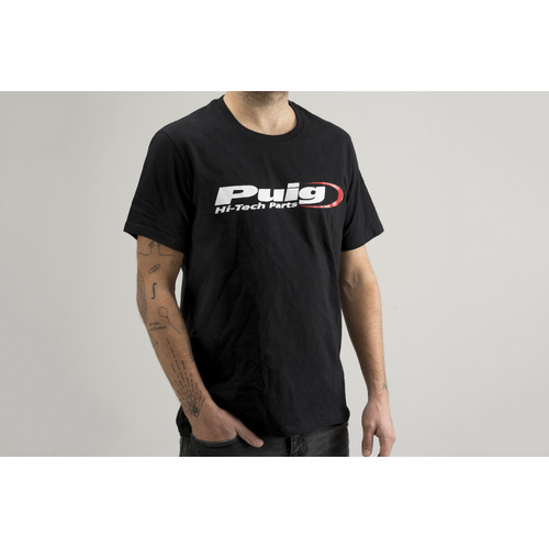 Puig T-Shirt Puig Hi-Tech Parts Size S (Black)