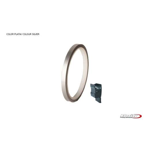 Puig Rim Strip 6 Meters+Aplicator (Silver)