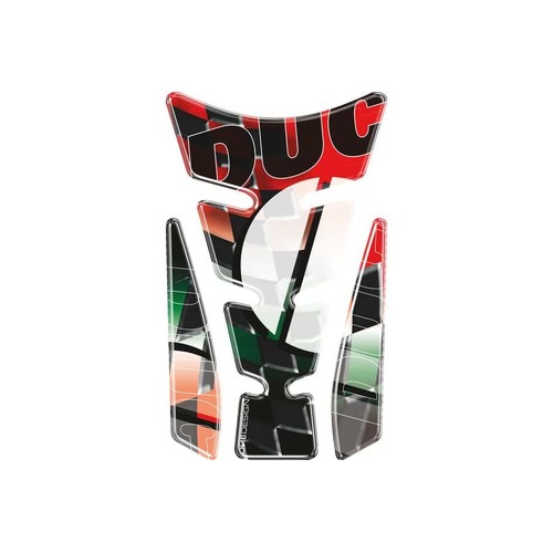 Puig Wings Tank Pad To Suit Various Ducati Models (Red)