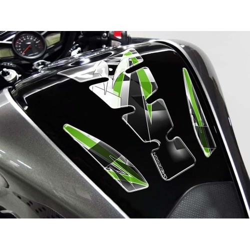 Puig Wings Tank Pad To Suit Various Kawasaki Models (Black)
