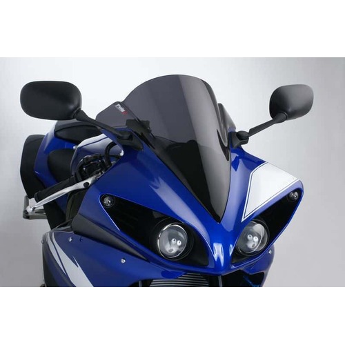 Puig Z-Racing Screen To Suit Yamaha YZF-R1 (2009 - 2014) - Dark Smoke
