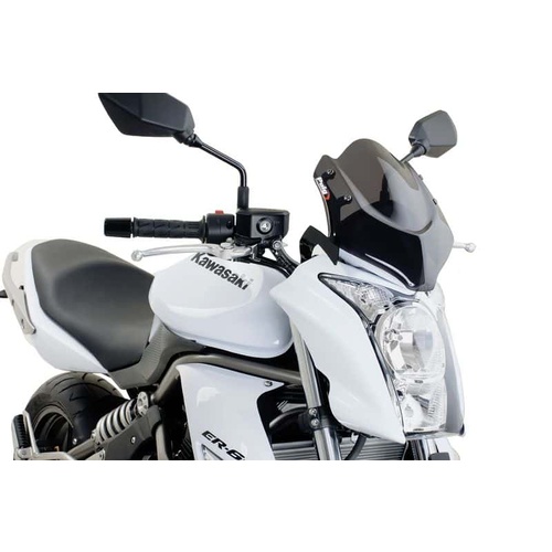 Puig New Generation Sport Screen To Suit Kawasaki ER-6N 2009 - 2011 (Dark Smoke)