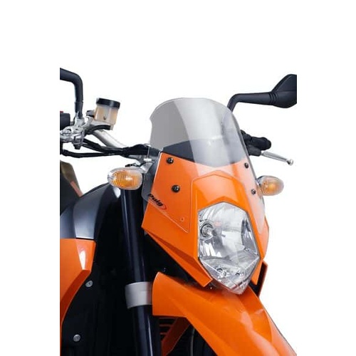 Puig Windshield Naked New Generation Sport Screen To Suit KTM 950 Superenduro /Supermoto/R (Smoke)