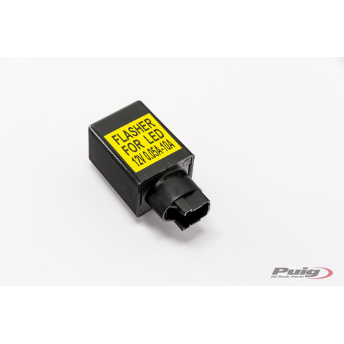 Puig 4 Pins Relay For Intermittent Led (Black)