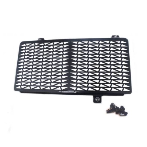 Pyramid Radiator Guard | Matte Black | Kawasaki ER-6F 2006>Current