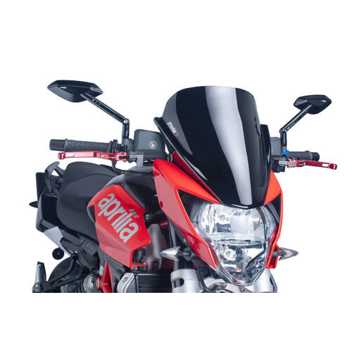 Puig Racing Screen To Suit Aprilia Shiver 750 (2010 - 2016) - Dark Smoke