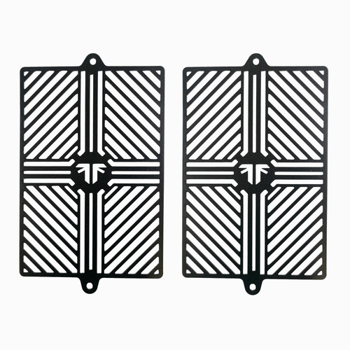 Pyramid Radiator Guards | Matte Black | Triumph Tiger 900 2020>Current