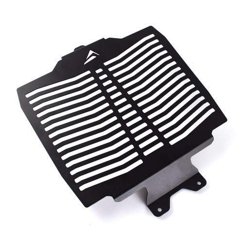 Pyramid Radiator Guard | Matte Black | Moto Guzzi Stelvio 2023>Current