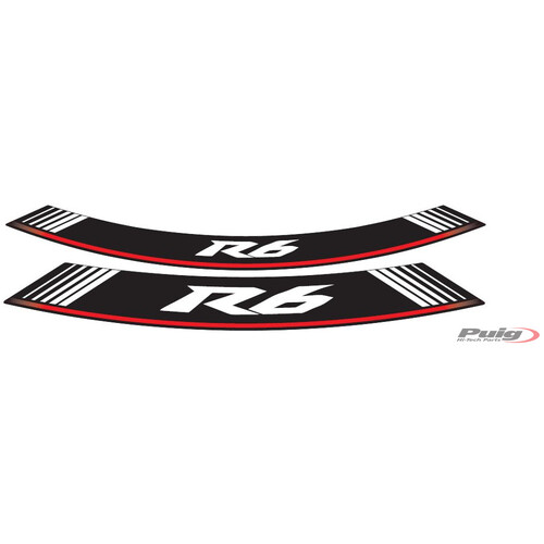 Puig Kit 8 Rim Strips R6 (Silver)