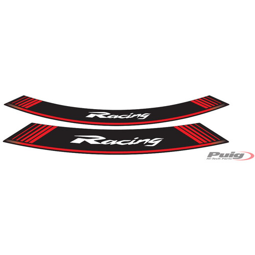 Puig Kit 8 Rim Strips Racing (Red)