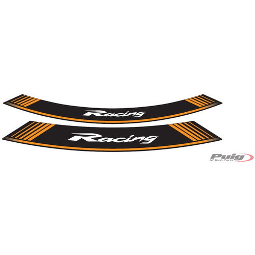 Puig Kit 8 Rim Strips Racing (Orange)