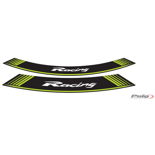 Puig Kit 8 Rim Strips Racing (Green)