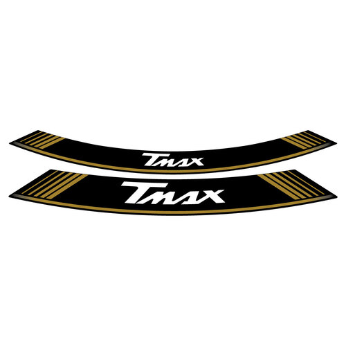 Puig Kit 8 Rim Strips T-Max (Gold)