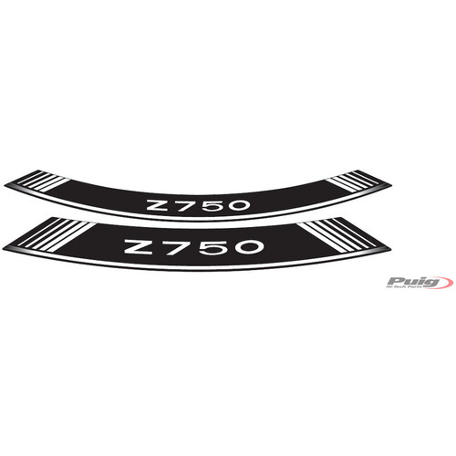 Puig Kit 8 Rim Strips Z750 C/White