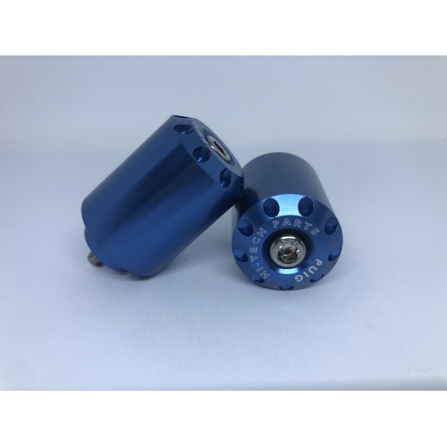 Puig Long Bar Ends To Suit Various Yamaha Models (Blue)