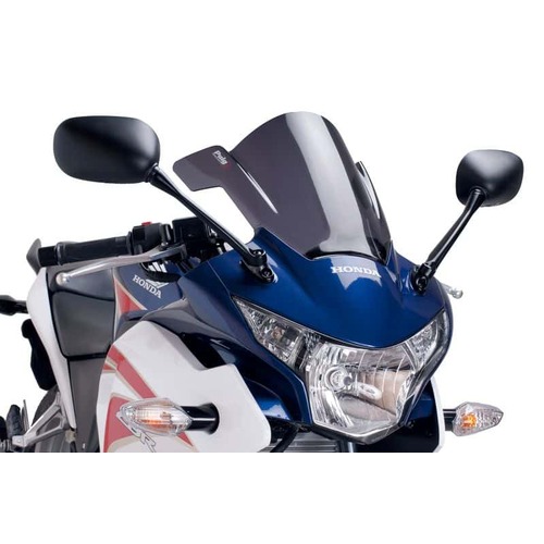 Puig Z-Racing Screen To Suit Honda CBR250R (2011 - 2015) - Dark Smoke