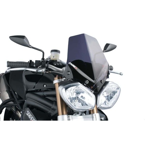 Puig New Generation Sport Screen To Suit Triumph Speed Triple/R / Street Triple/R (Dark Smoke)