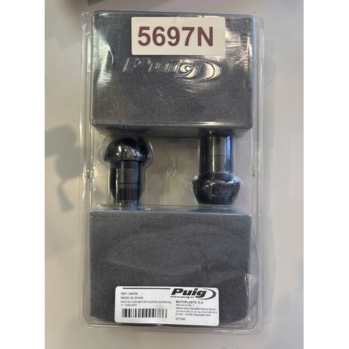 Puig R19 Frame Sliders To Suit Suzuki GSX-R600/750 2011 - 2016 (Black)