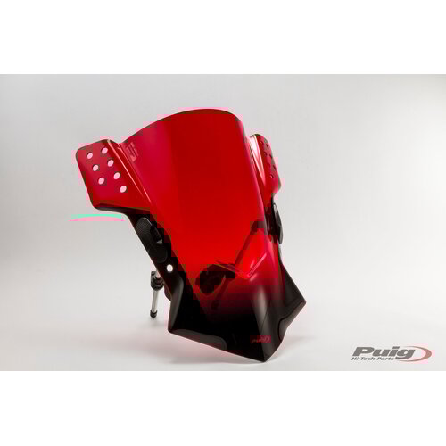 Puig Windshield Modelo Rafale Universal (Red)