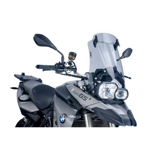 Puig Touring Screen With Visor To Suit BMW F650/800GS (Smoke)