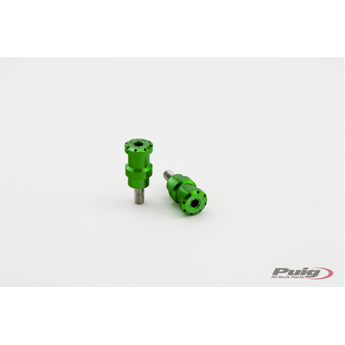 Puig Spools By Pair Hi-Tech Parts Diam.8mm (Green)