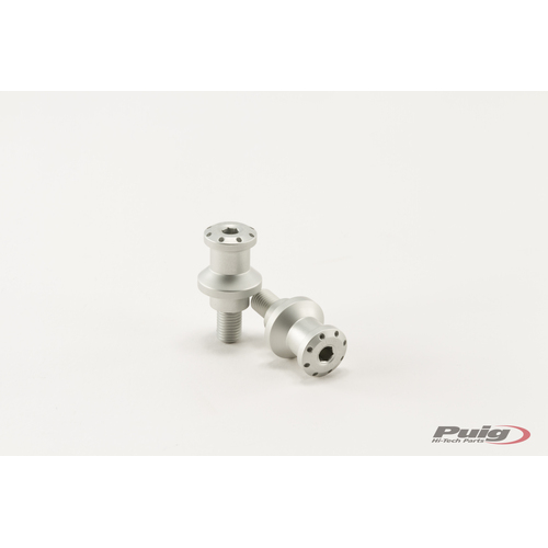Puig Spools By Pair Hi-Tech Parts Diam.10mm (Silver)