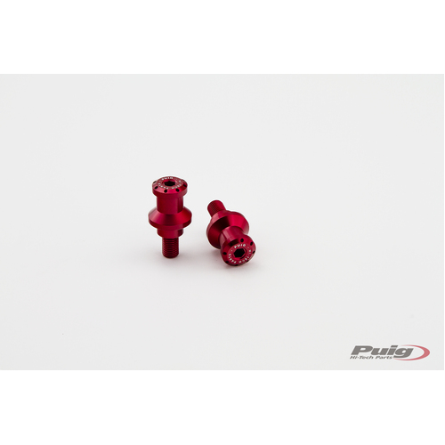 Puig Spools By Pair Hi-Tech Parts Diam.10mm (Red)
