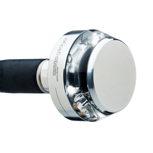 Motogadget mo.blaze disc Bar End Indicator (Side & Colour: Left, Silver)