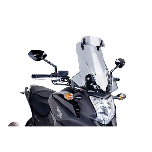Puig Touring Screen W/Visor Honda NC700X 12-13 (Smoke)