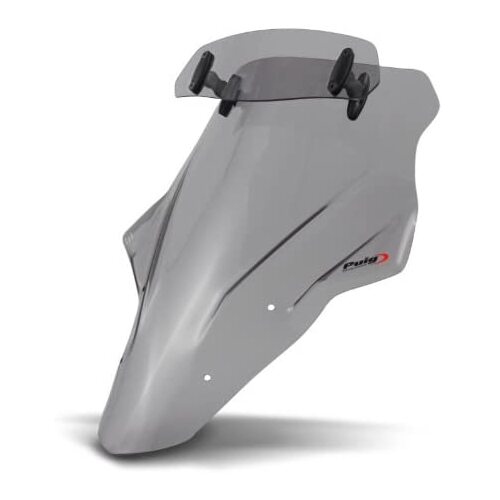 Puig Touring Screen With Visor To Suit Kawasaki ER-6F 2012 - 2016 (Smoke) 